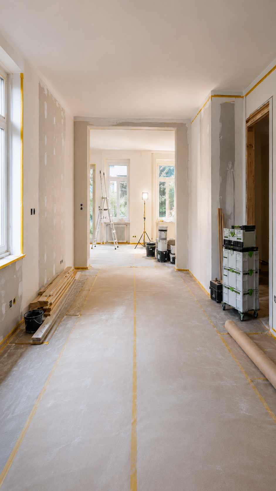 Wohnung während Renovierung – sauber, vorbereitet und professionell